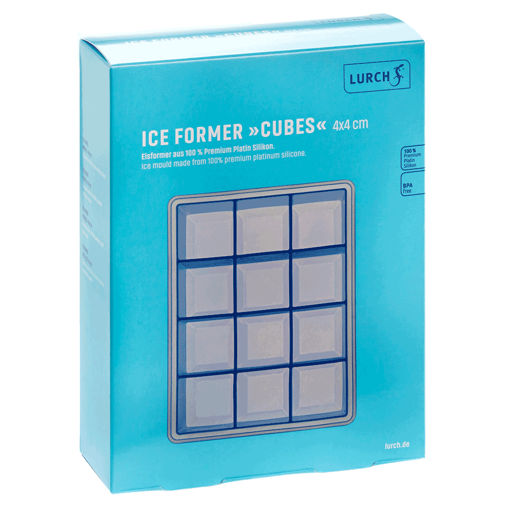 Lurch Isterningbakke Terninger 4x4cm Lurch Isterningbakke Terninger 4x4cm